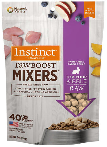 INSTINCT - Freeze-Dried Raw Boost Mixers Rabbit Recipe Cat Food