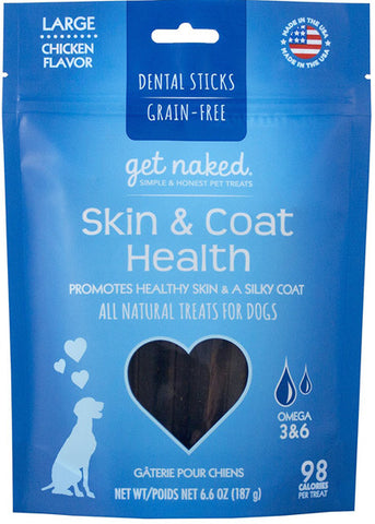 N-BONE - Get Naked Skin & Coat Health Dental Chew Sticks Large