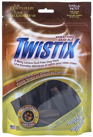 N-BONE - Twistix Dental Chew Treat Peanut and Carob Flavor Small