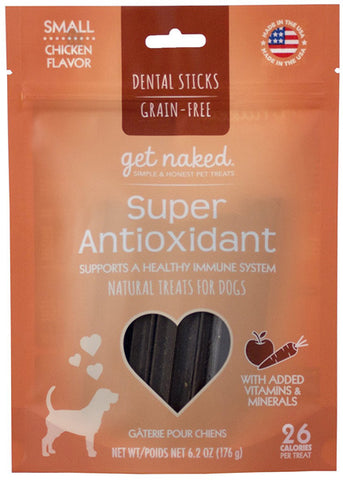 N-BONE - Get Naked Super Antioxidant Dental Chew Sticks Small