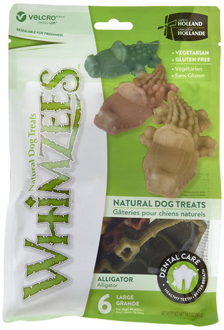 WHIMZEES - Alligator Dental Dog Chews Large