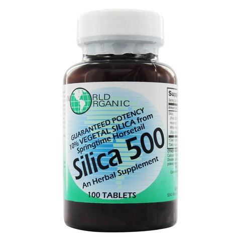 WORLD ORGANIC - Silica 500 mg