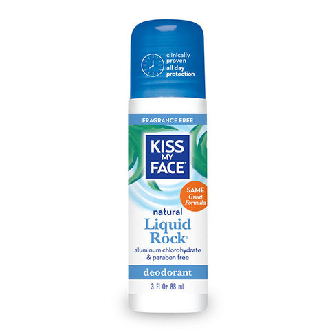 Kiss My Face Liquid Rock Roll on Fragrance Free Deodorant