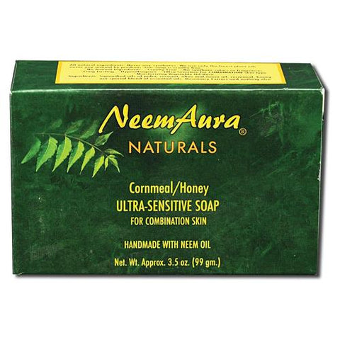 Neemaura Naturals Neem Soap Cornmeal Honey Combo Skin