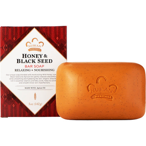 NUBIAN HERITAGE - Honey & Black Seed Bar Soap
