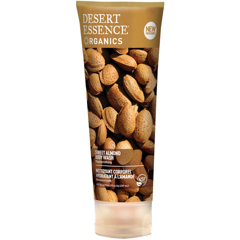 DESERT ESSENCE - Sweet Almond Body Wash, Replenishing