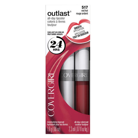 COVERGIRL - Outlast All-Day Lipcolor Red Hot 517
