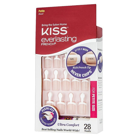 KISS - Everlasting French Nail Kit Real Petite Clear Pink