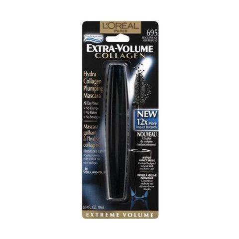 L'OREAL - Extra Volume Collagen Waterproof Mascara 695 Blackest Black