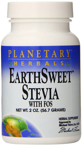 Planetary Herbals EarthSweet Stevia with FOS