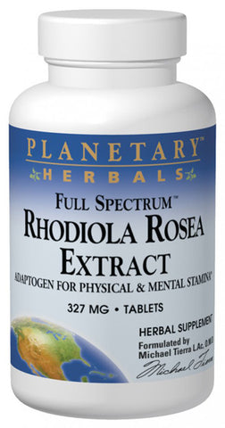 Planetary Herbals Rhodiola Rosea Extract Full Spectrum and Standard