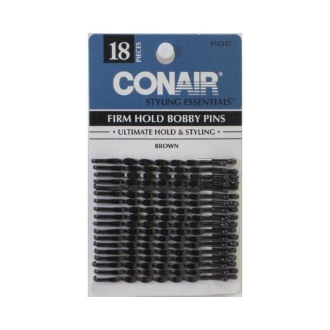 CONAIR - Styling Essentials Firm Hold Bobby Pins Brown