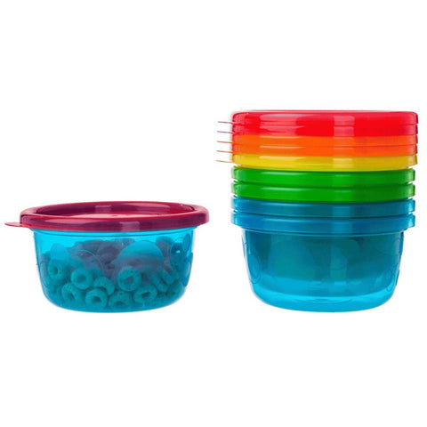 THE FIRST YEARS - Take and Toss Toddler Bowls with Lids 8 oz.