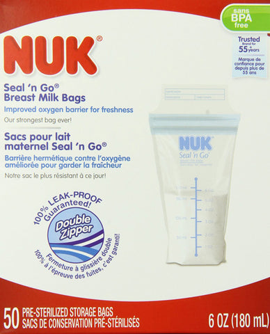 NUK - Seal N Go Breast Milk Bags