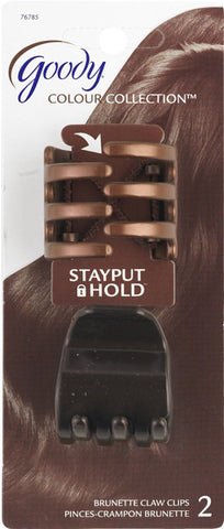 GOODY - Colour Collection 1/4 Claws Stay Put Hold Brunette