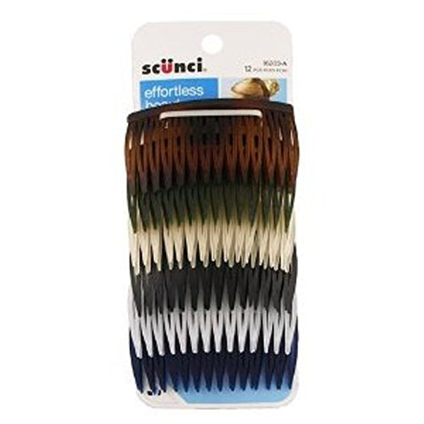 SCUNCI - Effortless Beauty Side Combs Assorted Color 7cm