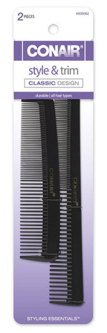 CONAIR - Pocket and Barber Comb Hard Rubber