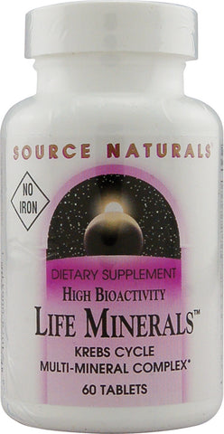 Source Naturals Life Minerals No Iron