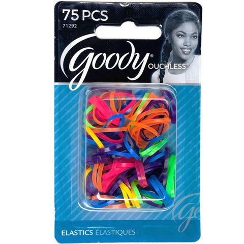 GOODY - Womens Mini Neon Polyband Elastics Assorted Colors