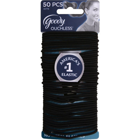 GOODY - Ouchless No Metal Elastics Large Thin Black 2 mm