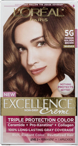 L'OREAL - Excellence Color Creme No. 5G Medium Golden