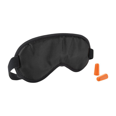 TRAVEL SMART - Eye Mask and Earplug Set Black