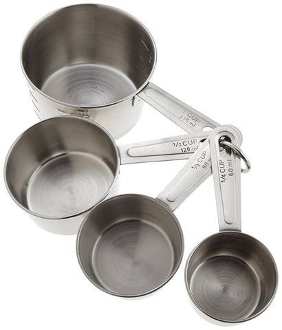 GOOD COOK - Classic Stainless Steel Measuring Cups Set