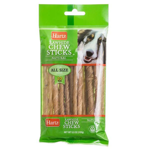 HARTZ - Rawhide Chew Sticks Natural