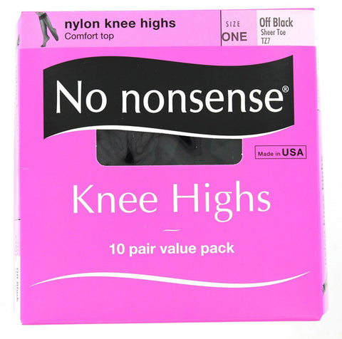 NO NONSENSE - Knee Highs Off Black