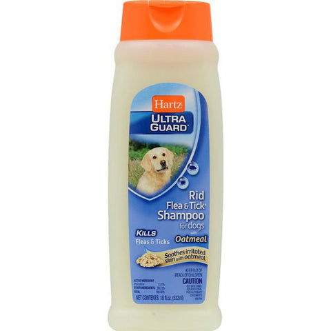 HARTZ - UltraGuard Rid Flea & Tick Dog Shampoo with Oatmeal