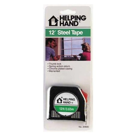 HELPING HAND - 12' Steel Tape Measure
