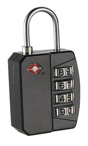 TRAVEL SMART - 4-Dial Combination Lock