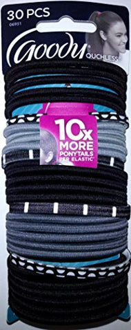 GOODY - Ouchless No Metal Elastics Black and White