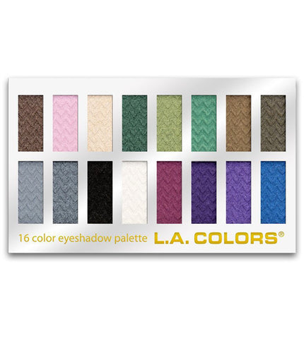 L.A. COLORS - 16 Color Eyeshadow Palette Smokin'