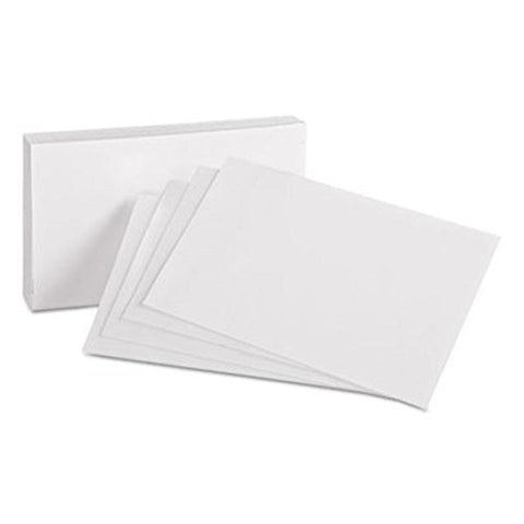 OXFORD - Index Cards 4 x 6 Inch Blank White