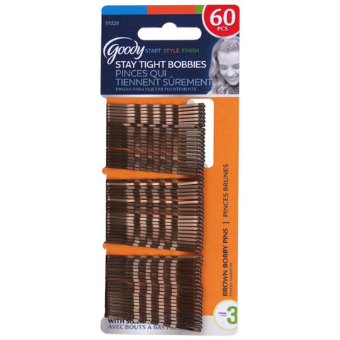 GOODY - Styling Essentials Bobby Pins Brown 2 Inches
