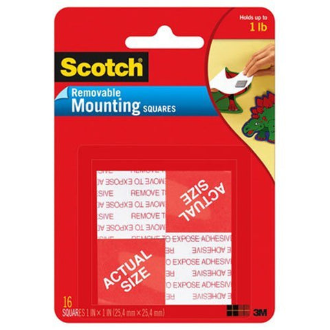 SCOTCH - Mounting Squares Removable Foam