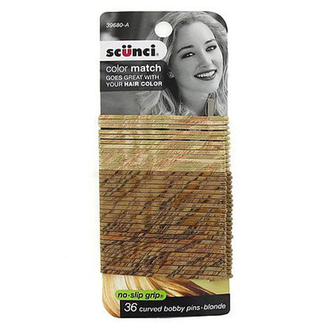 SCUNCI - Color Match Curved Bobby Pins Blonde