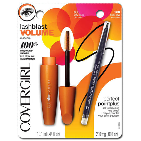 COVERGIRL - Lash Blast Volume Mascara and Perfect Point Plus Eyeliner Very Black/Black Onyx