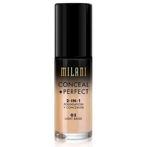 MILANI - Conceal + Perfect 2-in-1 Foundation Concealer Light Beige