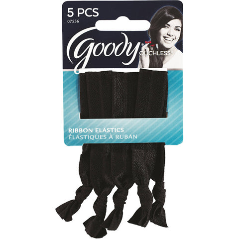 GOODY - Women's Ouchless Ribbon Elastics Solid Black