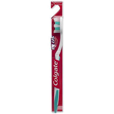 COLGATE - Plus Bi-Level Bristles Medium Full Toothbrush