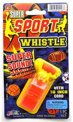 JA-RU - Super Sport Whistle 4"x7"