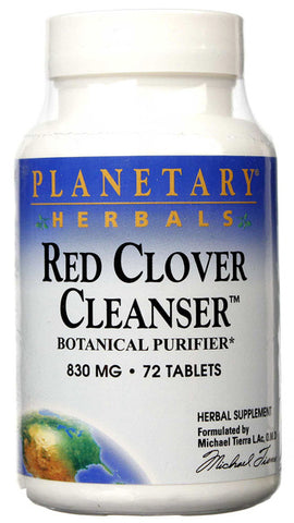 Planetary Herbals Red Clover Cleanser 830 mg