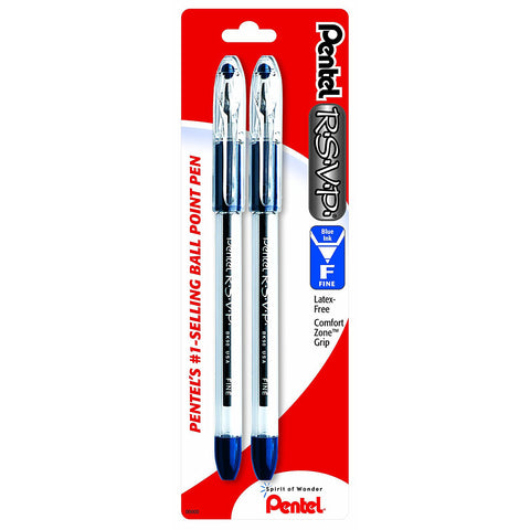 R.S.V.P. - Ballpoint Pen, 0.7mm Fine Line, Blue Ink