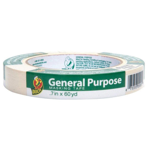 DUCK - General Purpose Masking Tape Single Roll Beige