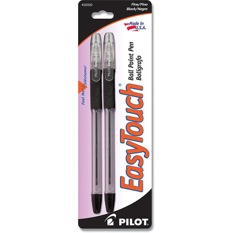 EASY TOUCH - Ball Point Stick Pens Fine Point Black Ink