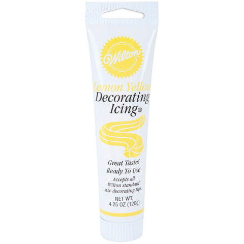 WILTON - Lemon Yellow Decorating Icing Tube