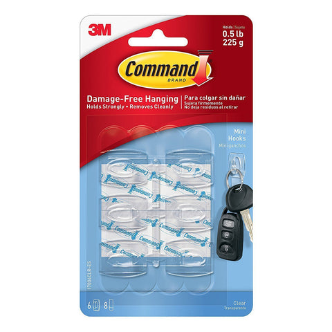 COMMAND - Clear Mini Hooks