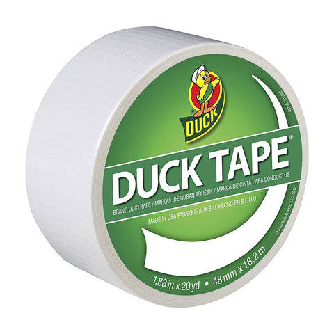 DUCK - Color Duct Tape, Single Roll White